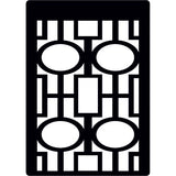 Creative Expressions Mini Stencil Art Deco 4.2 in x 3.0 in