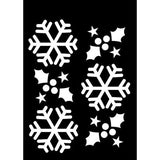 Creative Expressions Mini Stencil Winter Holly