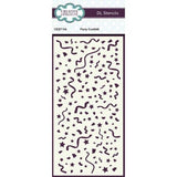 Creative Expressions Party Confetti DL Stencil 4 in x 8 in (10.0 x 20.3 cm)