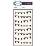 Creative Expressions Bunting DL Stencil 4 in x 8 in (10.0 x 20.3 cm)