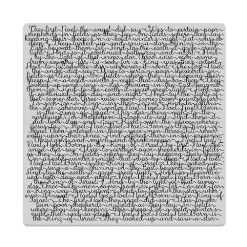 Hero Arts - Noel Print Bold Prints Cling Rubber Stamp