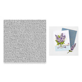 Hero Arts Birdsong Script Cling Stamp