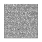 Hero Arts Birdsong Script Cling Stamp