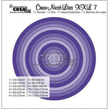 Crealies Crea-Nest-Lies XXL Dies No. 7 Smooth Circles, Full cm (CLNestXXL07)