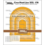 Crealies Crea-Nest-Lies XXL Dies No. 178 Arches Smooth (CLNestXXL178)