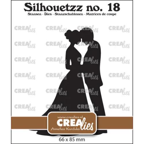 Crealies Silhouetzz Dies No. 18 Wedding Couple (CLSH18)