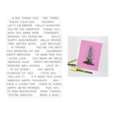 Hero Arts Everyday Sentiment Strips 2 Clear Stamp Set