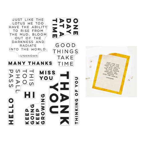 Hero Arts Keep Growing Stamp Set