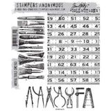 Stampers Anonymous Artful Tools Tim Holtz Cling Stamps (CMS163)