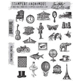 Stampers Anonymous Tiny Things Tim Holtz Cling Stamps (CMS164)
