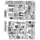 Stampers Anonymous Seasonal Catalog 1 Tim Holtz Cling Stamps (CMS174)