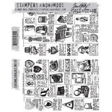 Stampers Anonymous Seasonal Catalog 2 Tim Holtz Cling Stamps (CMS178)