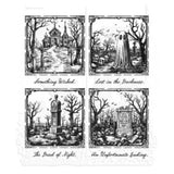 Tim Holtz Cling Mount Stamps: Framed Frights