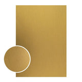 Couture Creations - Mirror Foil Board - A4 Matte gold lines (10pc - 210gsm)