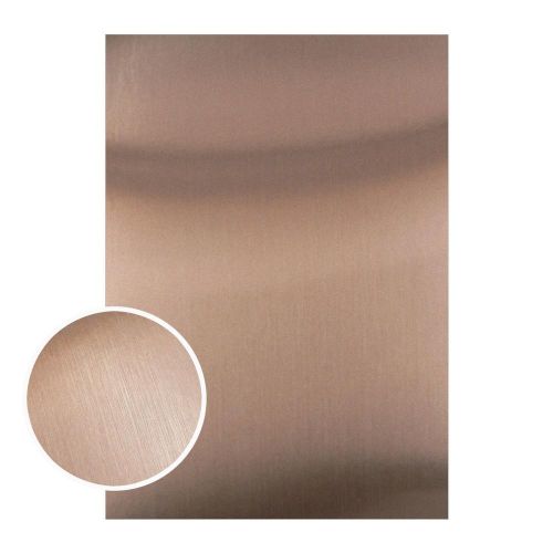 Couture Creations - Mirror Foil Board - A4 Matte brown foil (10pc - 210gsm)