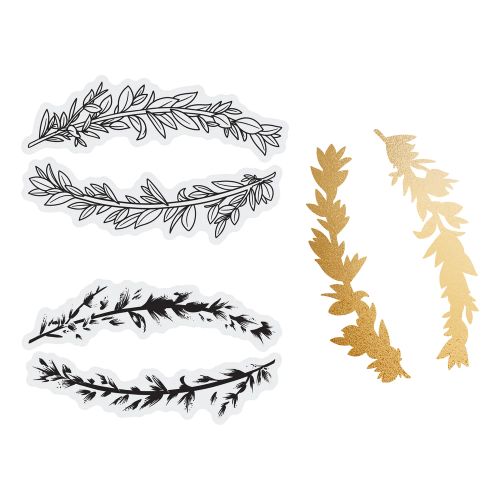 Couture Creations - Layering Stamp and Die Set - Elegance - Curving Branches Mini (6pc)