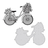 Couture Creations - Vintage Tea Collection - Stamp & Die - Floral Bike