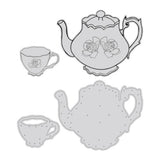 Couture Creations - Vintage Tea Collection - Stamp & Die - High Tea Pot and Cup