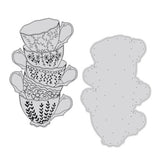 Couture Creations - Vintage Tea Collection - Stamp & Die - High Tea Cup