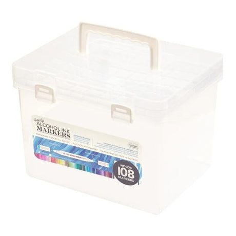 Couture Creations - Twin Tip Alcohol Ink Marker Case (Empty)(holds 108 markers) - Postage as per Actual