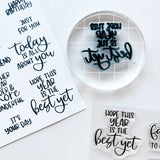 Catherine Pooler - Best Birthday Yet Sentiments Stamp Set