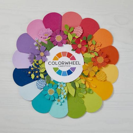Spellbinders - Windy ColorWheel Cardstock 8.5" x 11" - 10 Sheets