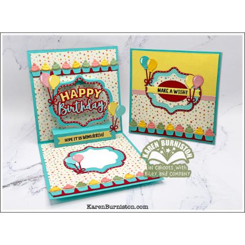 Karen Burniston - Birthday/Belated Clear Stamps