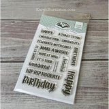 Karen Burniston - Birthday/Belated Clear Stamps