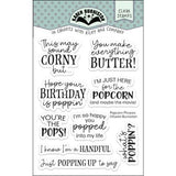 Karen Burniston - Popcorn Phrases clear stamps