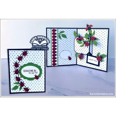 Karen Burniston - Bug Greetings clear stamps