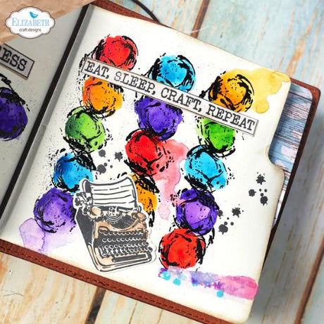 Elizabeth Crafts Designs - Journal Dates and Months Stamp Set