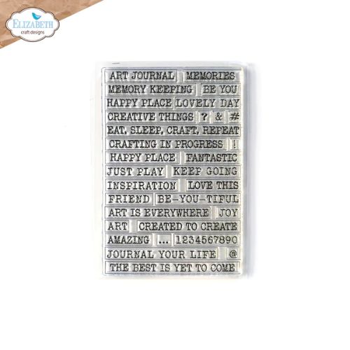 Elizabeth Crafts Designs - Journal Phrases 1 Stamp Set