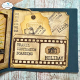 Elizabeth Craft Designs Remember Moments A6 Stamps Passport Stamps (CS363)