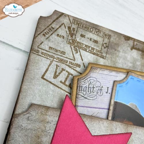 Elizabeth Craft Designs Remember Moments A6 Stamps Passport Stamps (CS363)