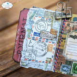 Elizabeth Craft Designs Remember Moments A6 Stamps Passport Stamps (CS363)