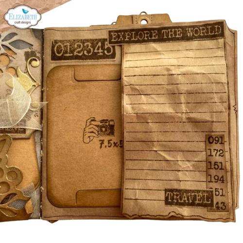 Elizabeth Craft Designs Remember Moments A6 Stamps Textures (CS364)