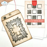 Elizabeth Craft Designs Remember Moments A6 Stamps Textures (CS364)