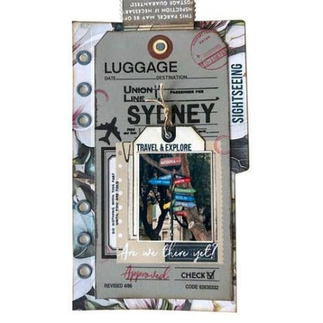 Elizabeth Craft Designs Once in a Lifetime Stamps Travels From The Past 3 (CS408)