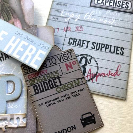 Elizabeth Craft Designs Once in a Lifetime Stamps Travel Journal (CS409)