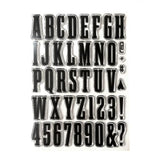 Elizabeth Craft Designs Once in a Lifetime Stamps Bold Alphabet (CS410)