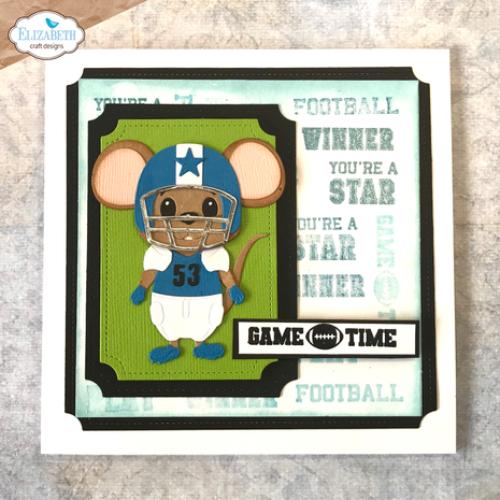 Elizabeth Craft Designs Good Times Stamps Sport Sentiments (CS412)