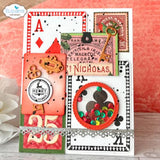 Elizabeth Craft Designs Romantic Revival Stamps Playing Card Collage (CS430)