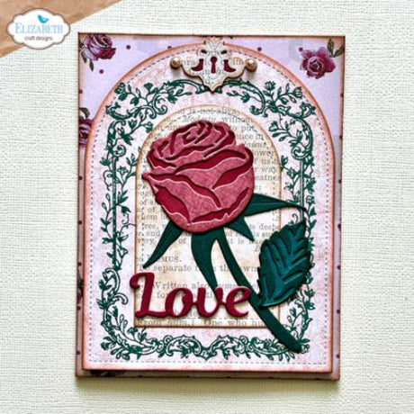 Elizabeth Craft Designs Romantic Revival Stamps Music & Ornate Frame (CS431)