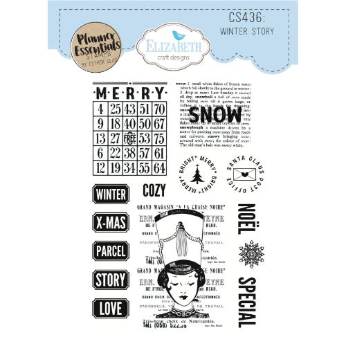 Elizabeth Craft Designs - Winter Story Stamp Set (CS436)