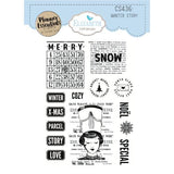 Elizabeth Craft Designs - Winter Story Stamp Set (CS436)
