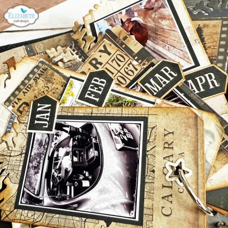 Elizabeth Craft Designs - Months Stamp Set (CS437)