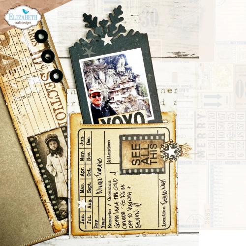 Elizabeth Craft Designs - Months Stamp Set (CS437)