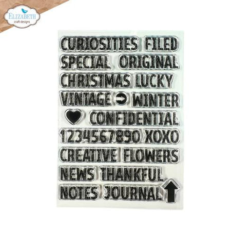 Elizabeth Craft Designs - Words Stamp Set (CS438)