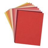 Spellbinders - Warm Assortment ColorWheel Cardstock 8.5" x 11" - 20 Sheets - Postage as per Actual