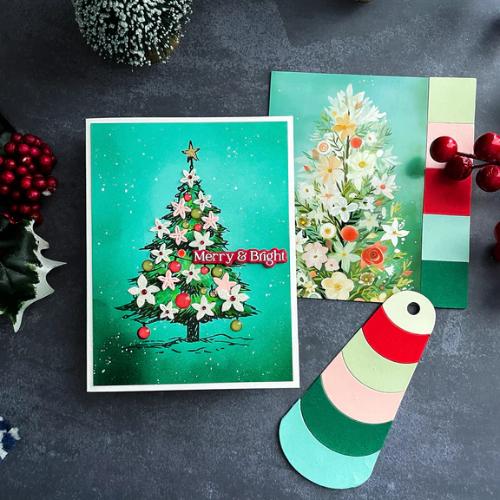 Spellbinders - Christmas Assortment ColorWheel Cardstock 8.5 x 11" - 10 Sheets